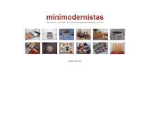 Tablet Screenshot of minimodernistas.com